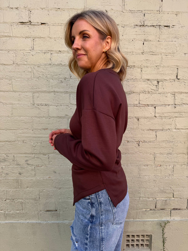 Asymmetric Jersey Top