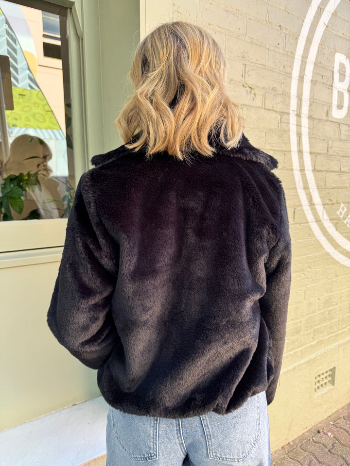 cropped bomber style jacket from sunny girl back detail