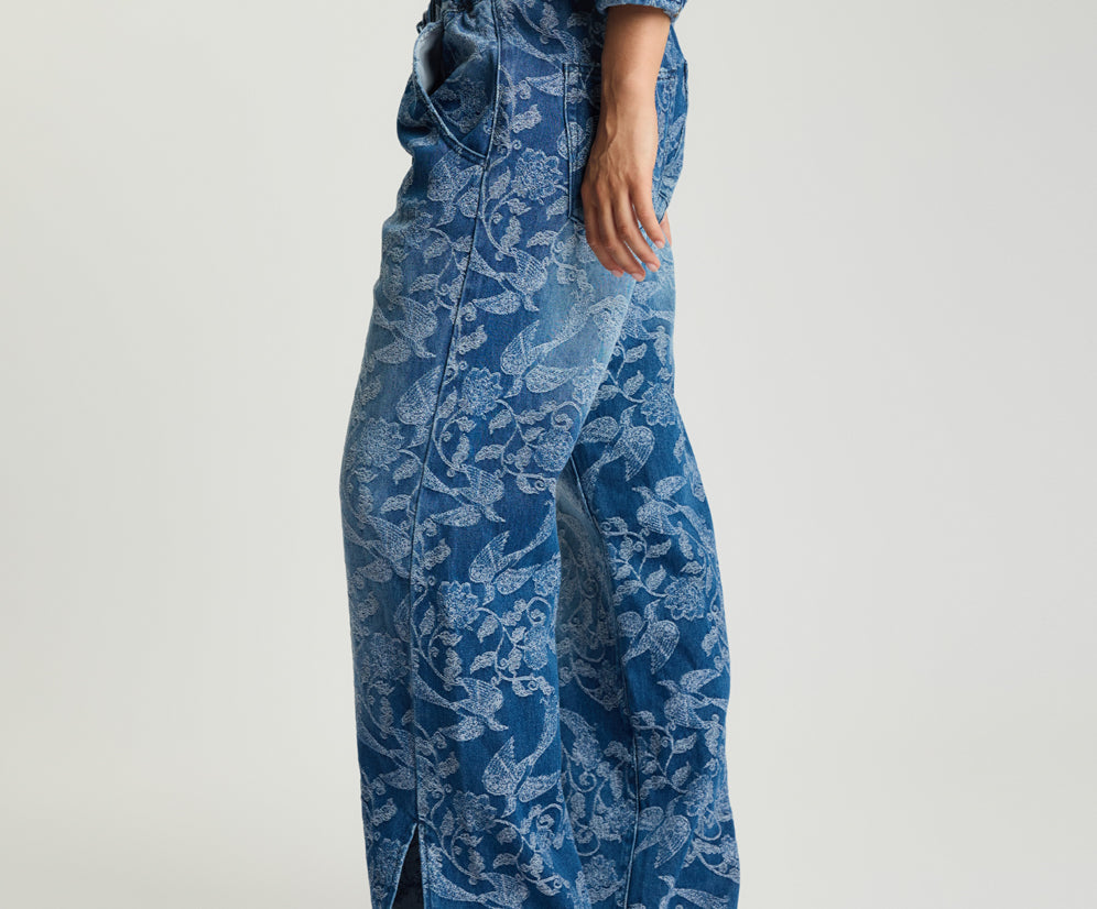 Soaring Free Drawstring Jeans one teaspoon