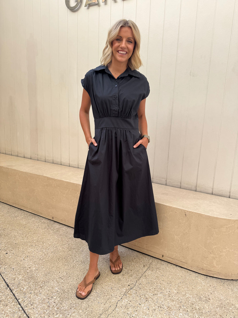 Sunday Dress by Sunny Girl in black