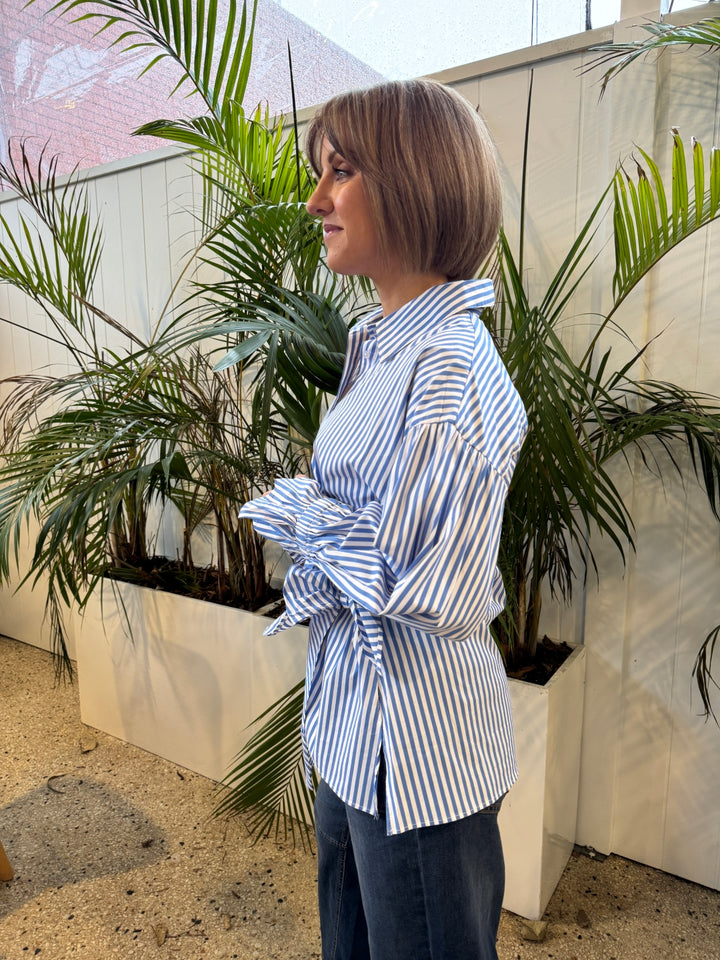 Taulah Shirt Blue Stripe
