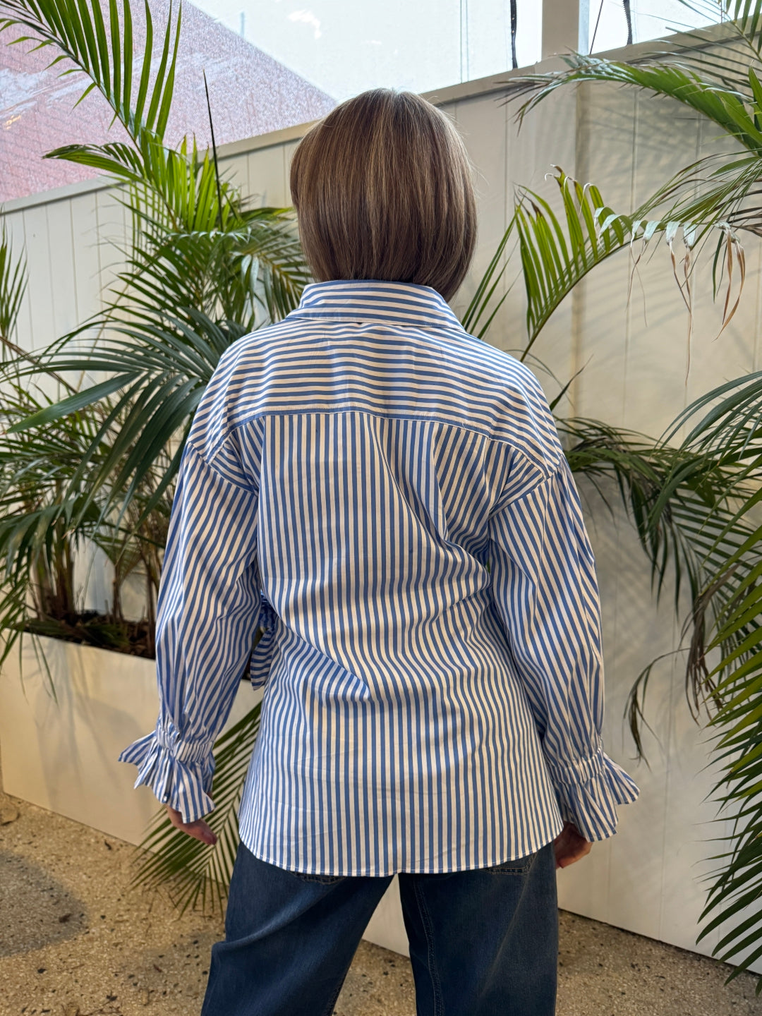 Taulah Shirt Blue Stripe