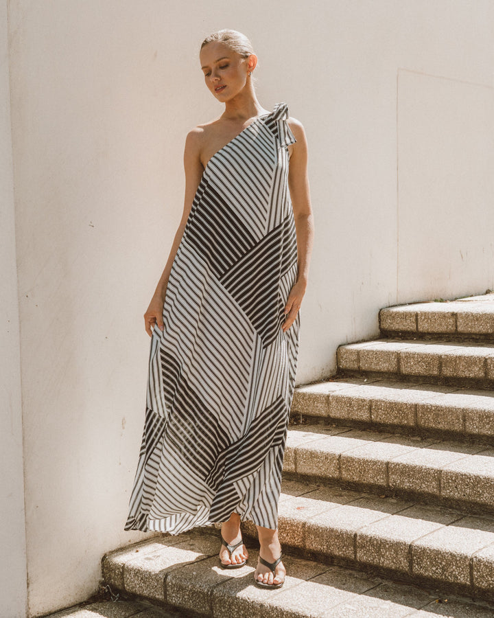 Linear Luxe Dress