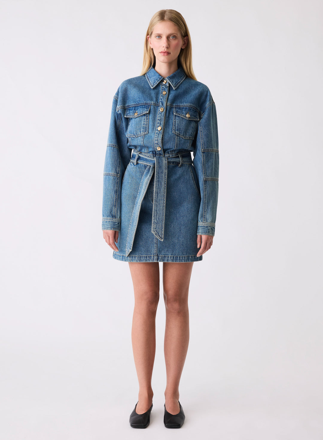 Terminal Denim Dress Esmaee