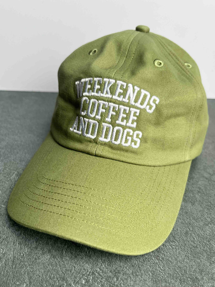 Weekends, Coffee and Dogs Cap