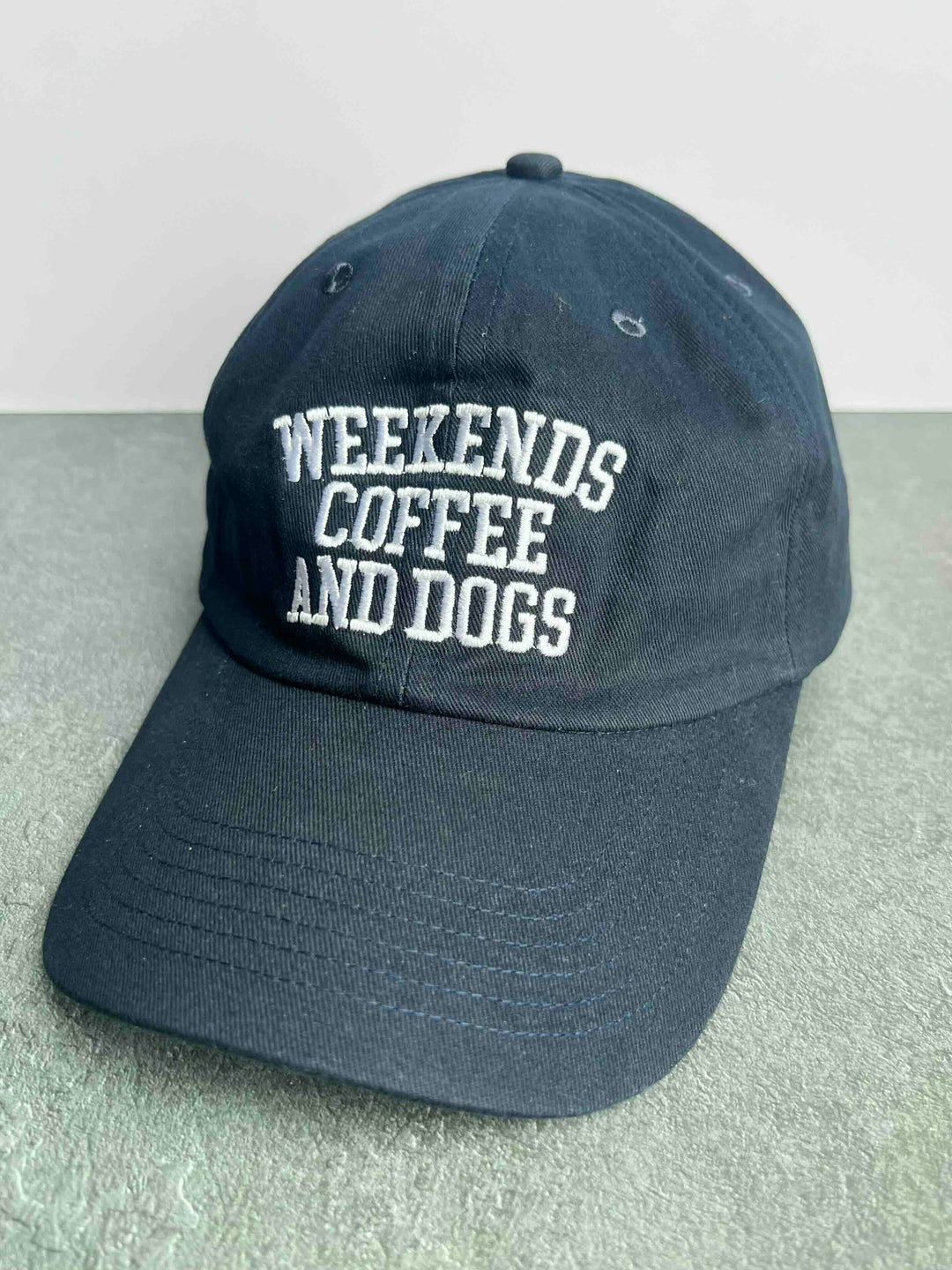 Weekends, Coffee and Dogs Cap