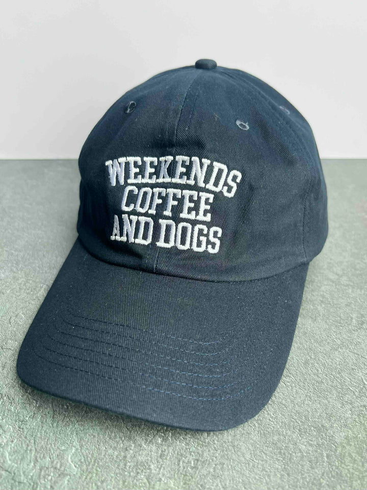 Weekends, Coffee and Dogs Cap