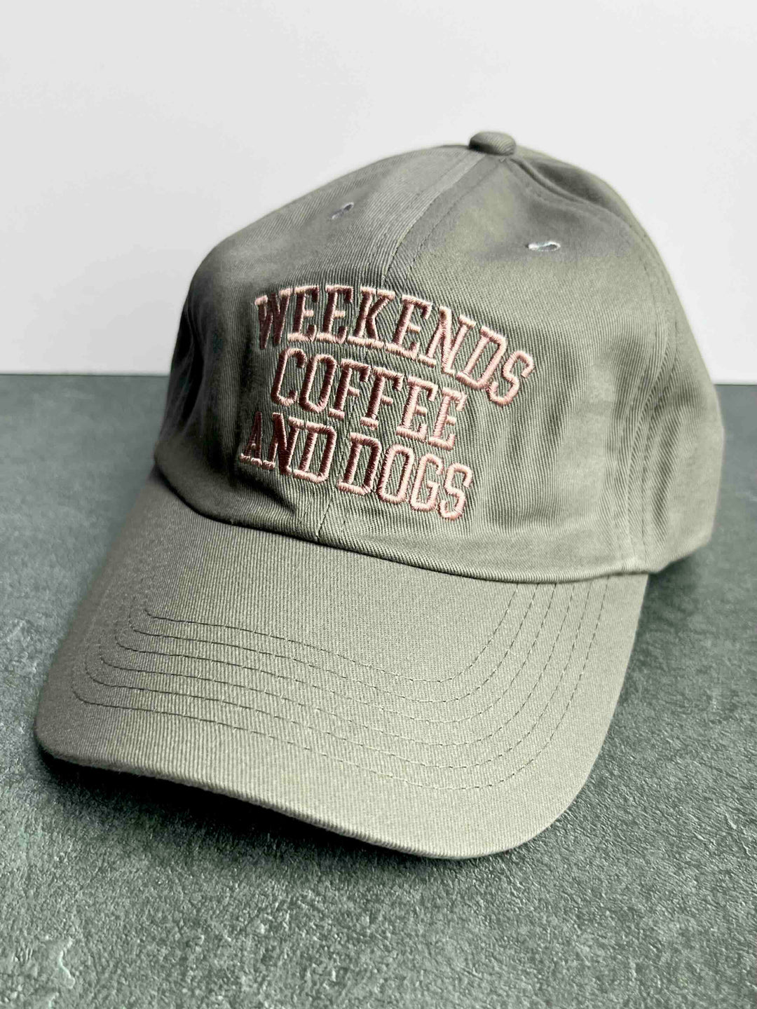 Weekends, Coffee and Dogs Cap