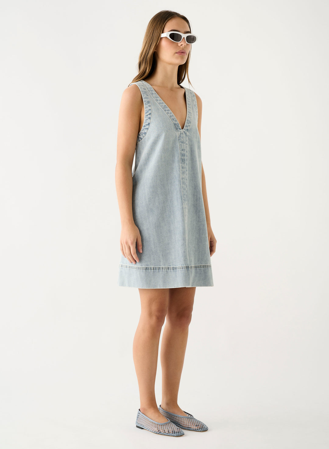 Bayview Denim Shift Dress