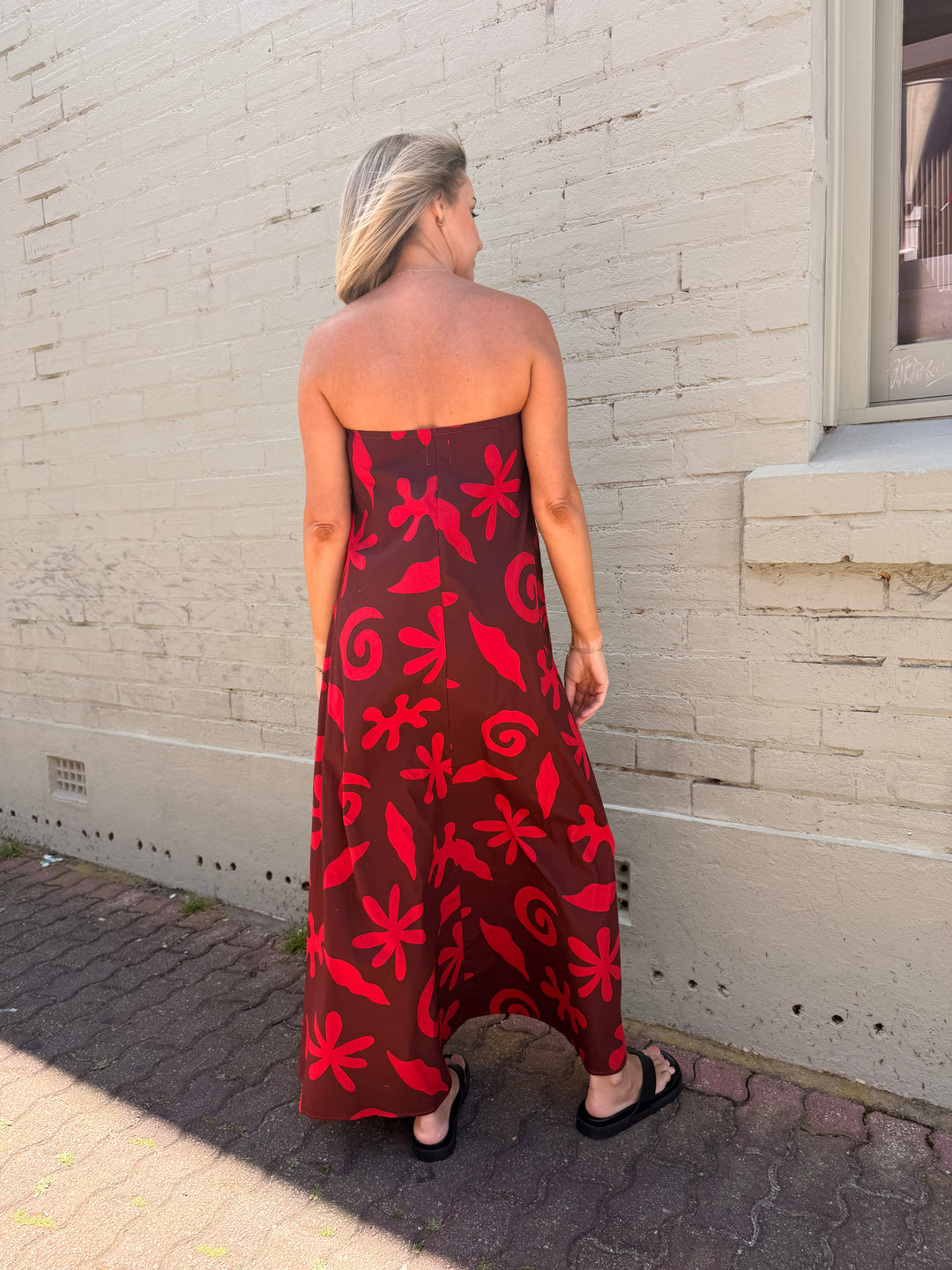Bordeaux Maxi Dress