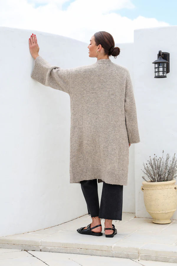 Gemma Cardi from BTL The Label beige back