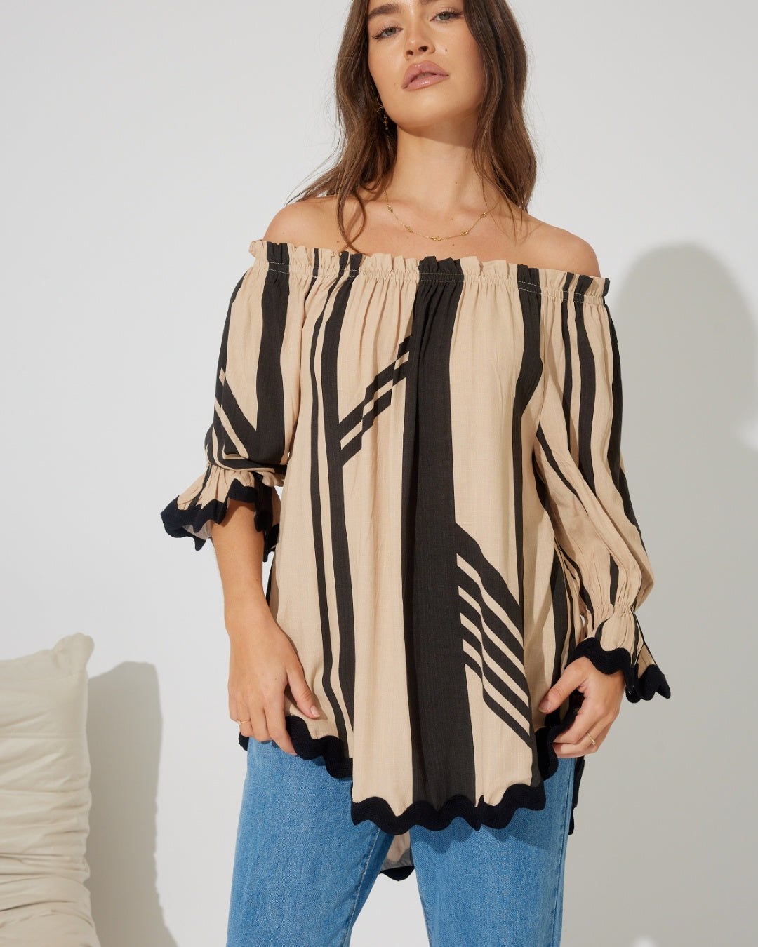 Hailee Off Shoulder Top from BTL The Label