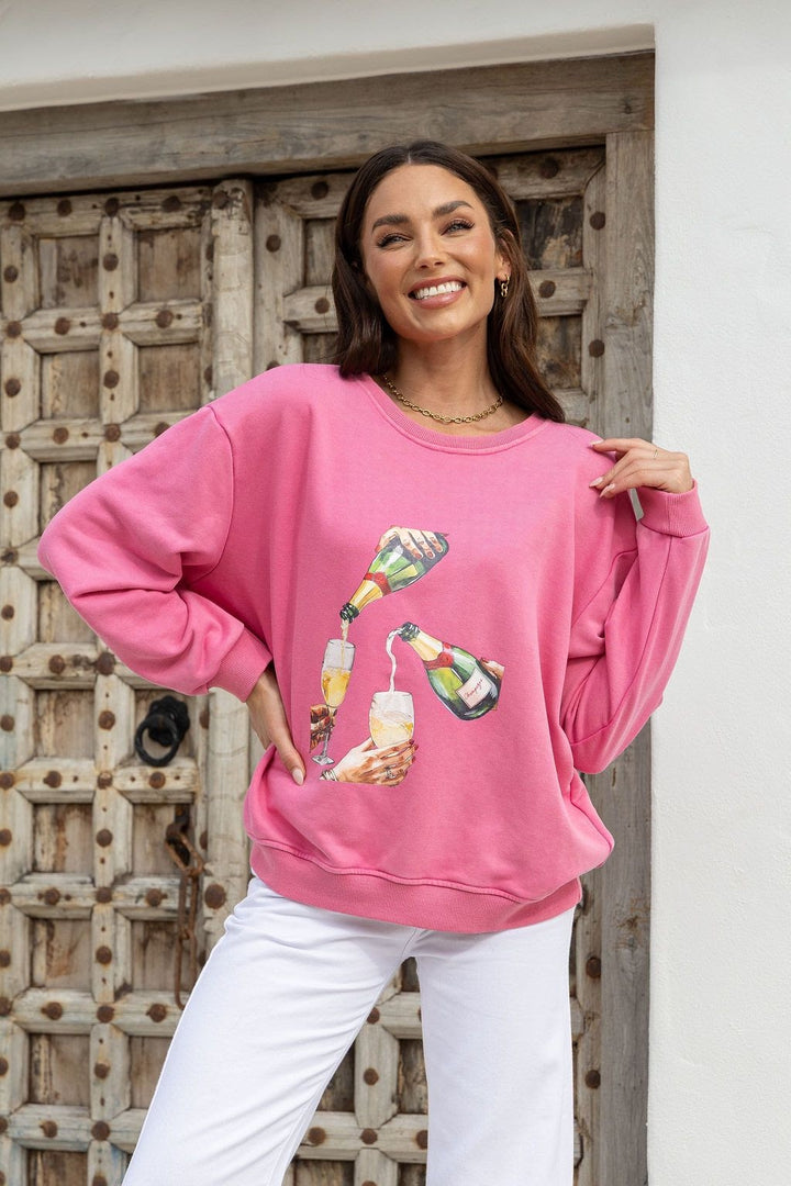 Pour The Champagne Sweater by BTL The Label