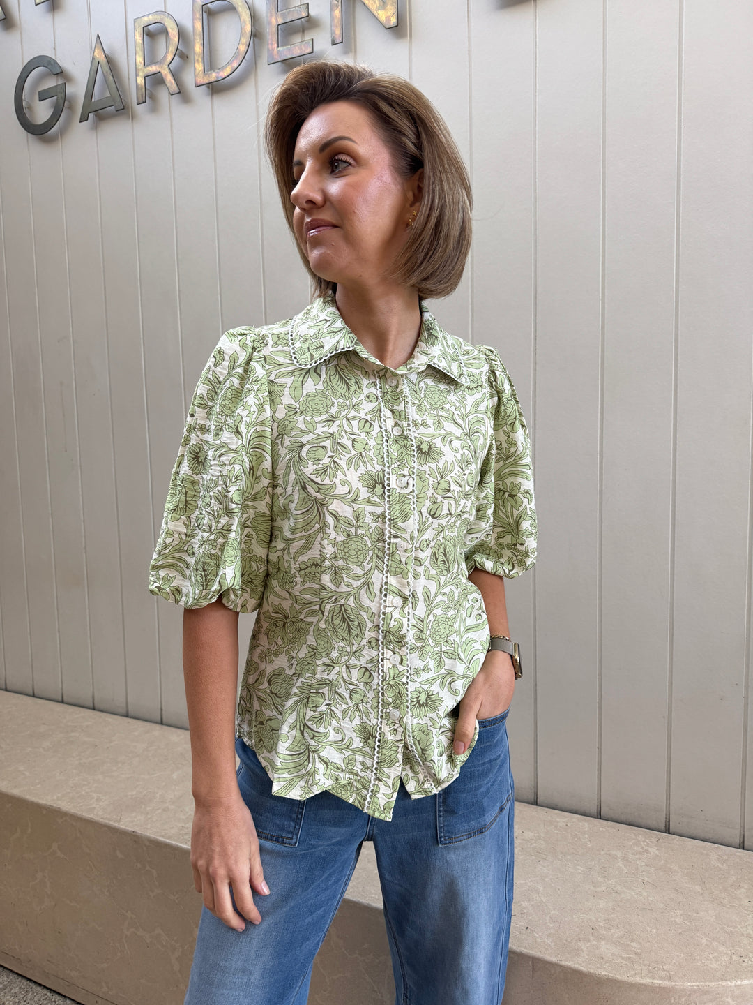 Bubble Sleeve Shirt