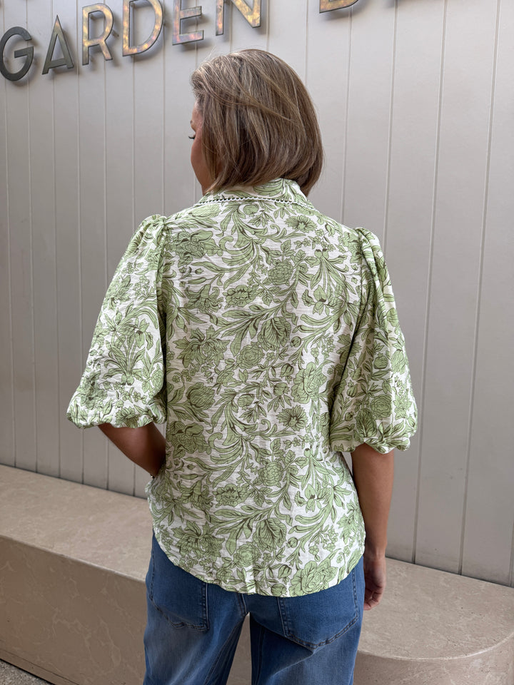 Bubble Sleeve Shirt
