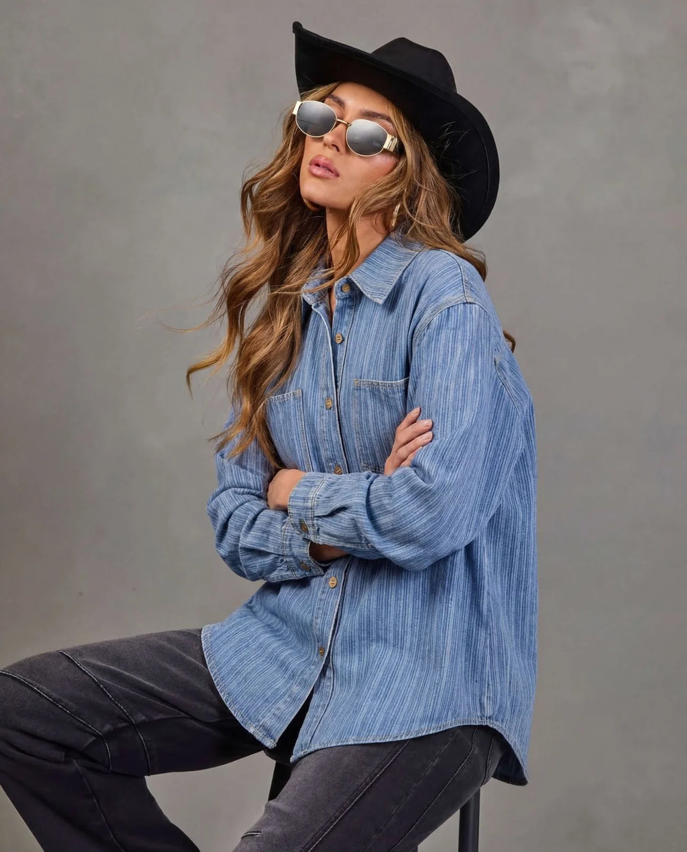 smailbulun denim shirt