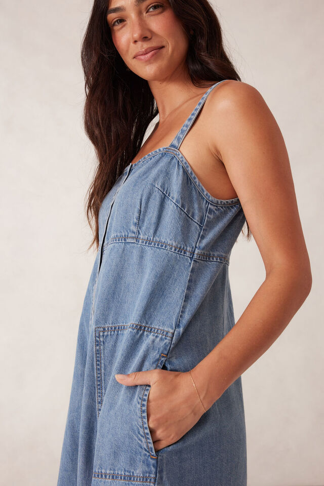 Ceres Life Denim Beach Dress