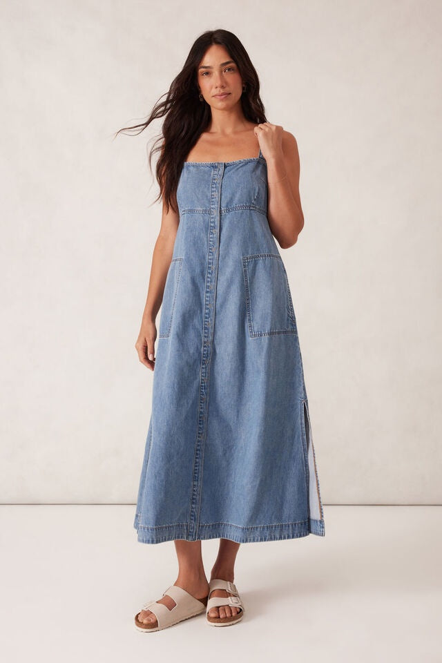 Ceres Life Denim Beach Dress