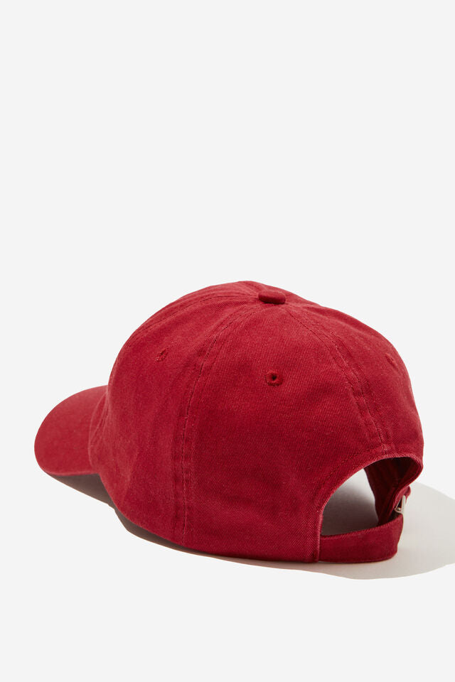 ceres life embroidered cap red