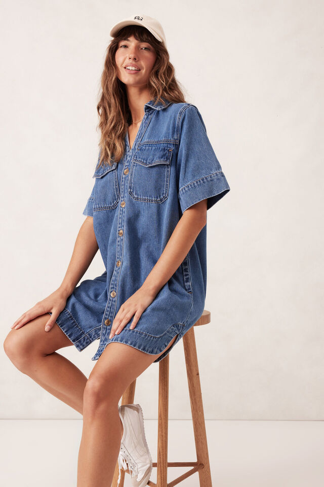 Ceres Life Relaxed Shirt Dress