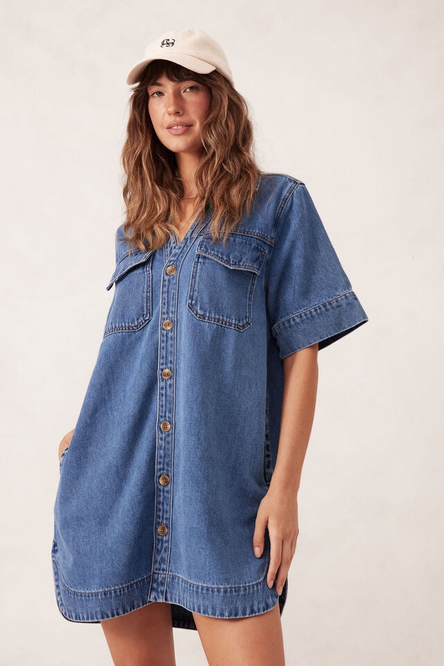 Ceres Life Relaxed Shirt Dress