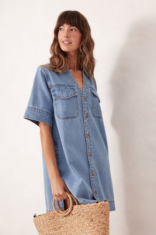 Ceres Life Relaxed Shirt Dress