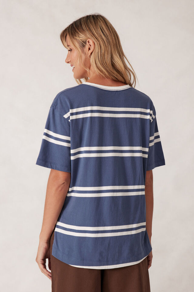 Ceres Life Stevie Slouchy Split Hem Tee