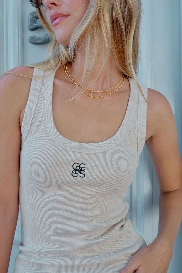 oatmeal ceres life zoe rib tank