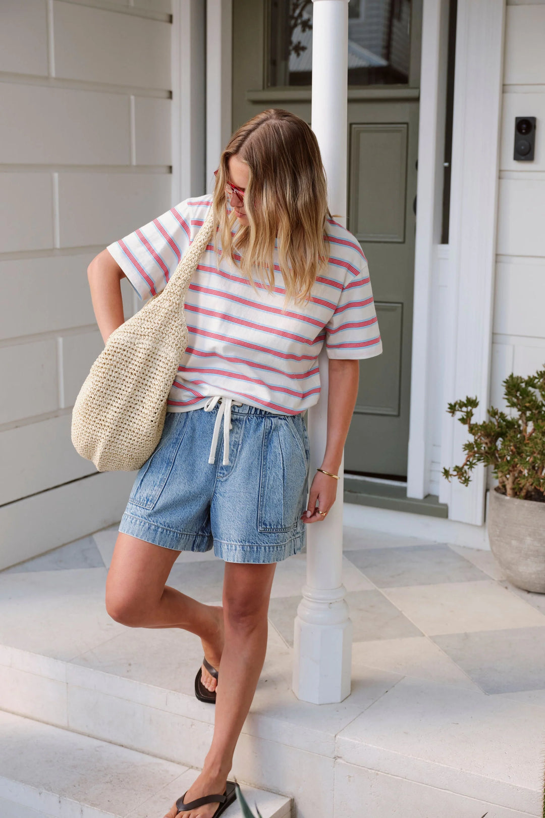 Darcy Relaxed Everyday Short / Washed Vintage Blue