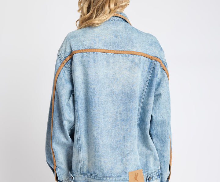 daria denim jacket one teaspoon back detail