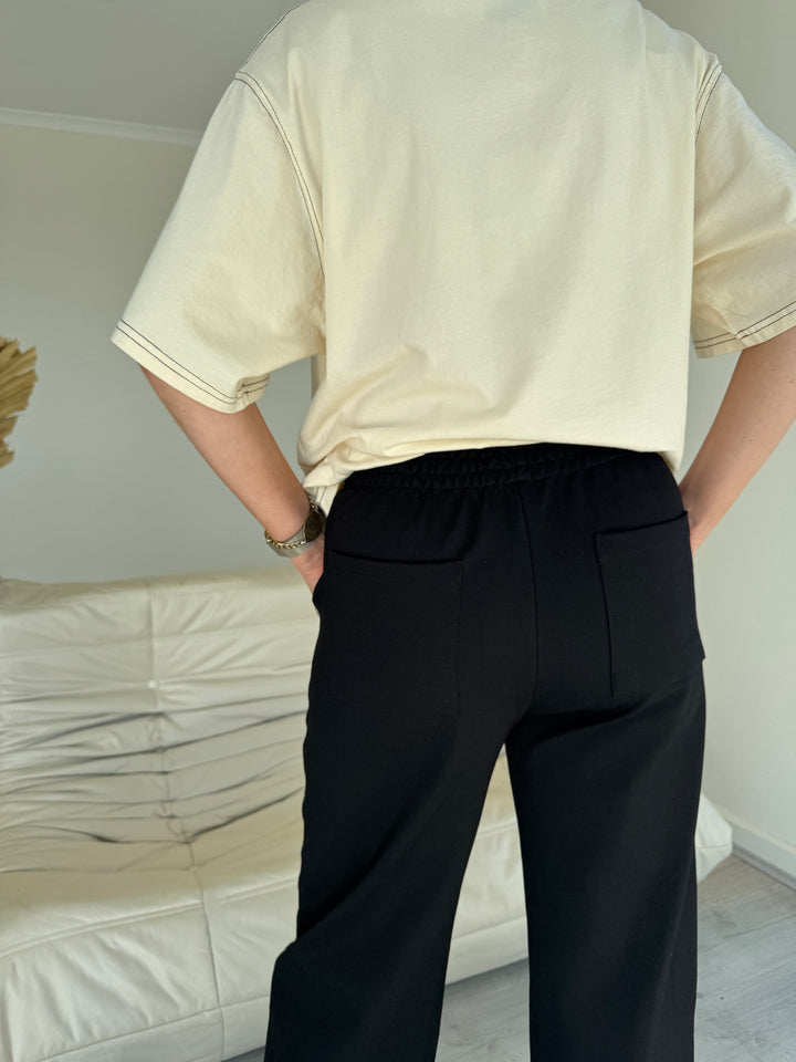 ebby and I black jogger pants