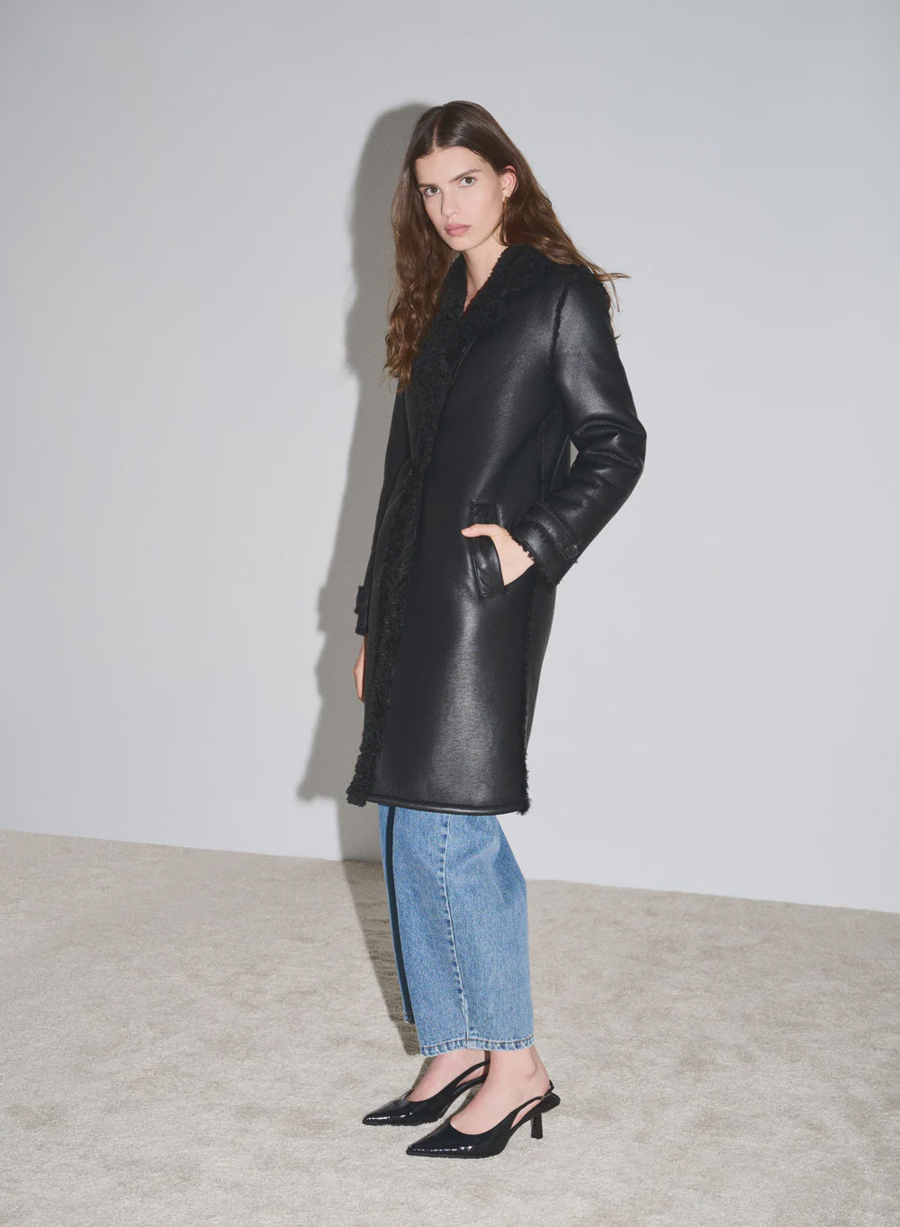 Esmaee Maverick Shearling Coat