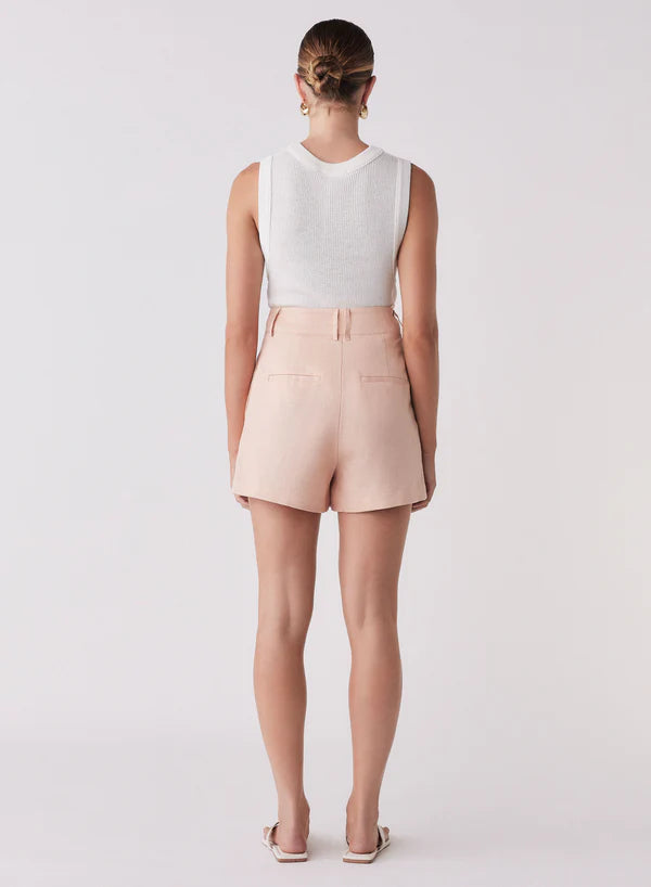 Esmaee Portsea Shorts in Peach