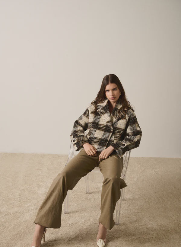 Esmaee Ridder Cropped Coat