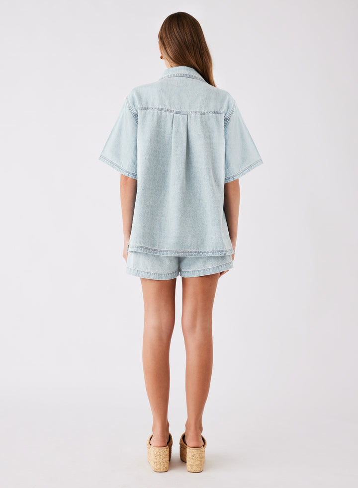 Esmaee Seaside Denim Shirt