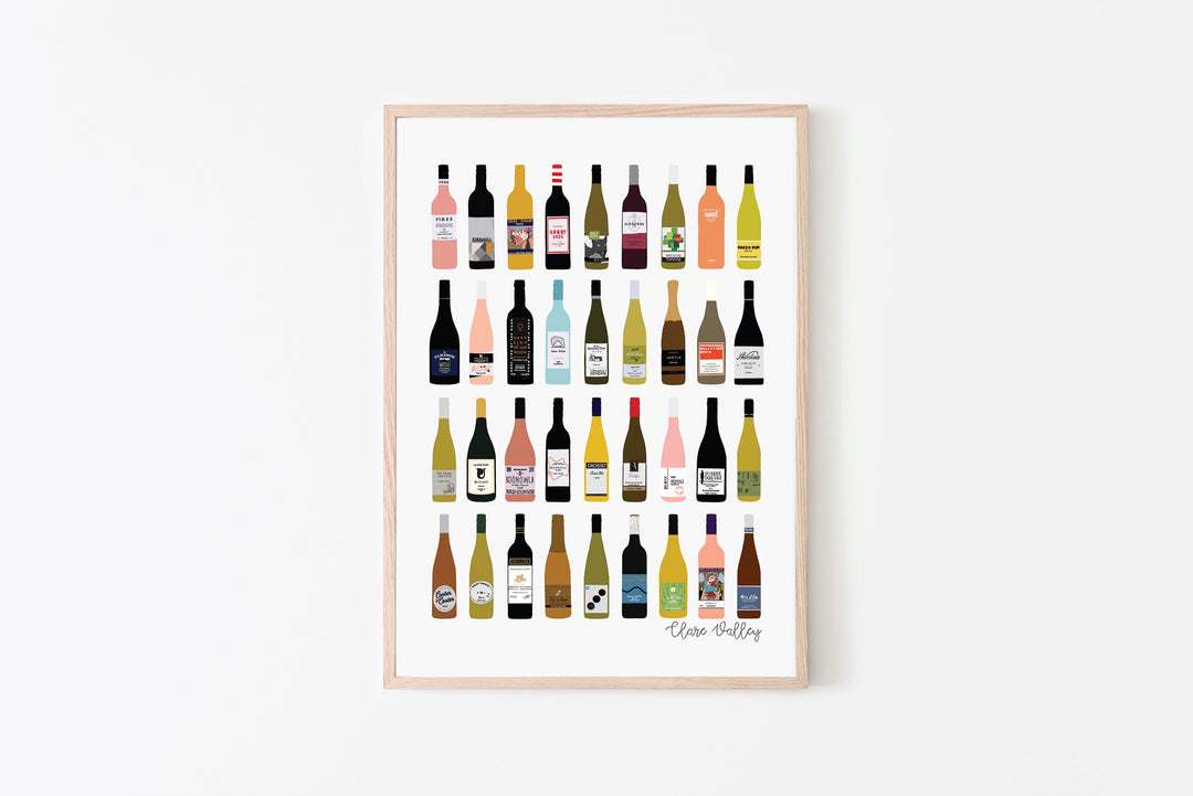 Clare Valley Wines Print