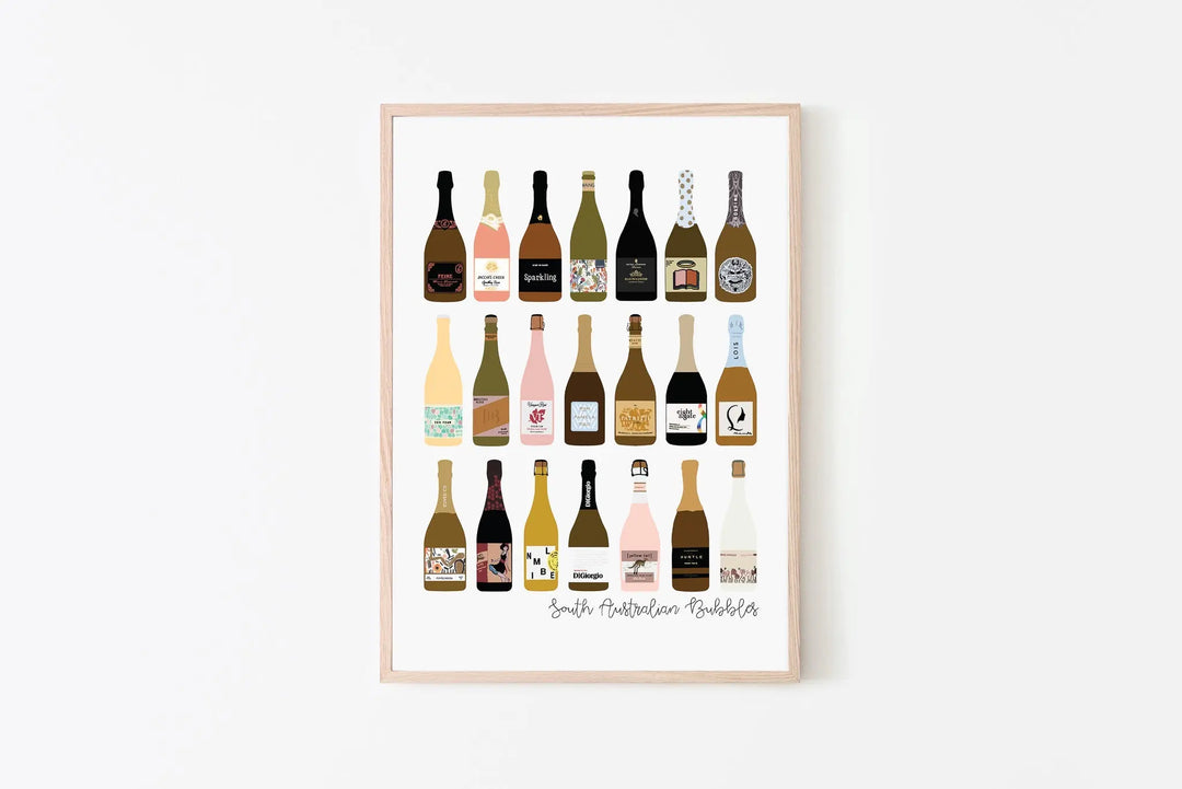 South Australian Bubbles Print Graphics by L