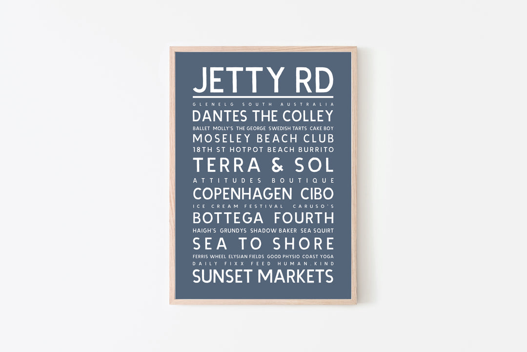 Jetty Rd Print - Navy