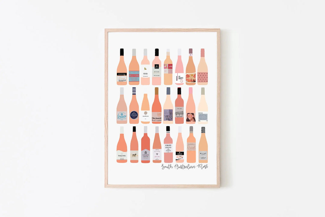 South Australian Rose Print Graphics by L
