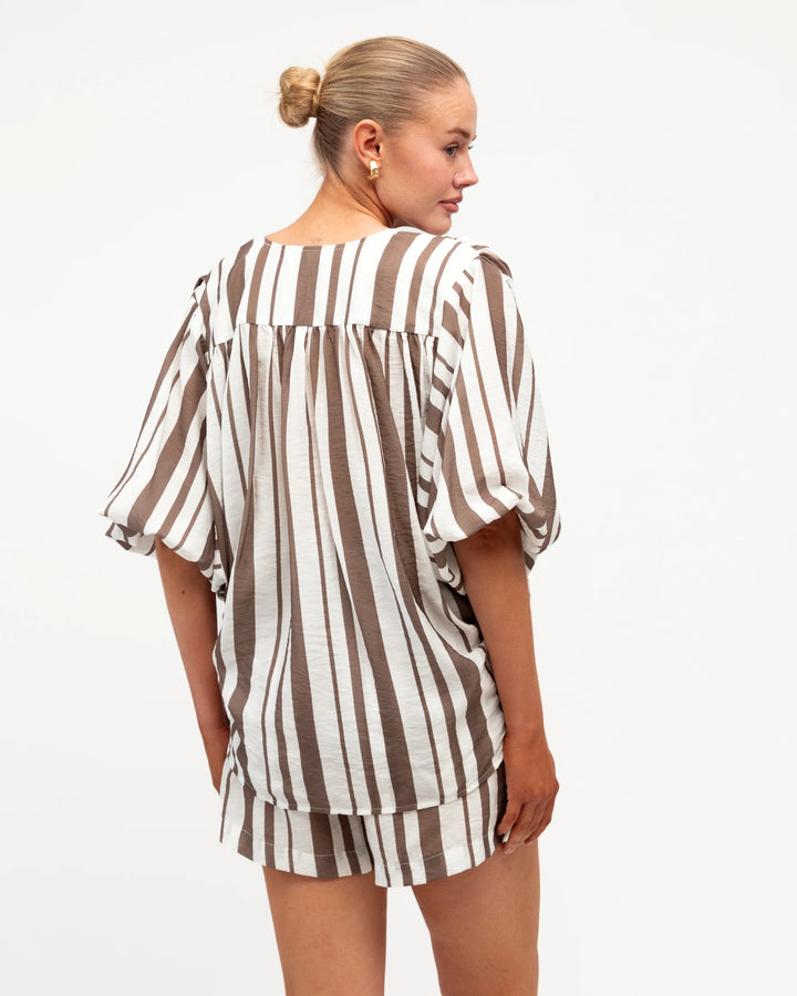 Evie Crossover Blouse