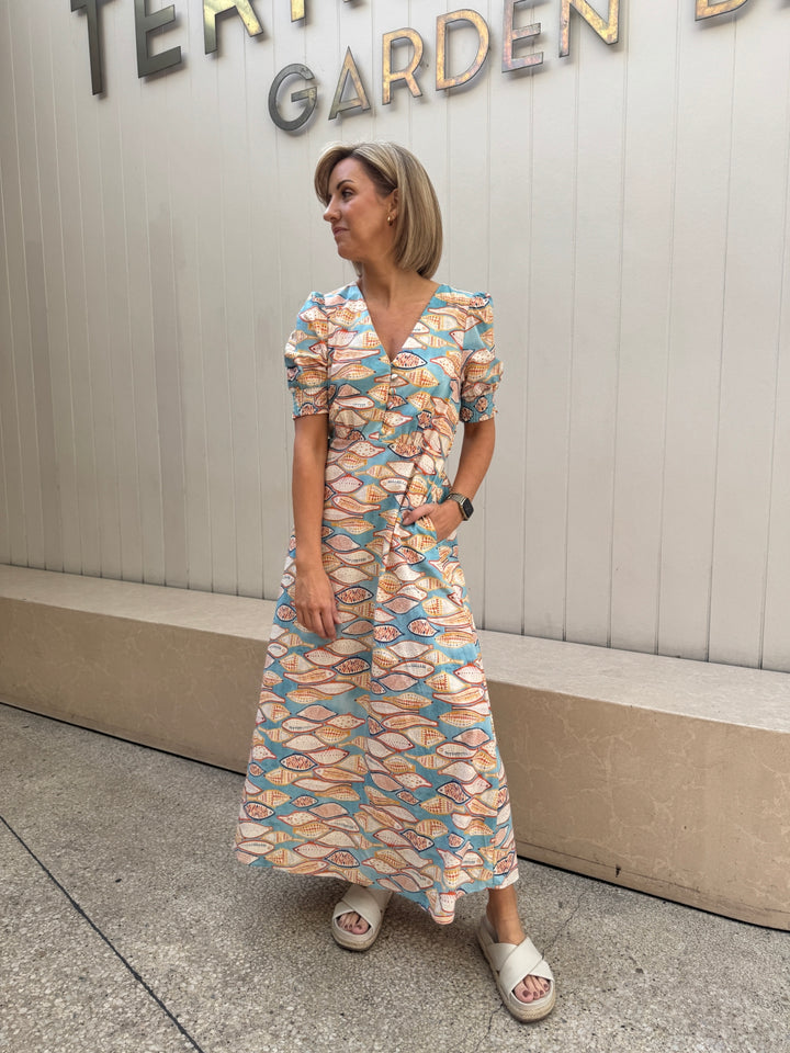 Fish Print Dress