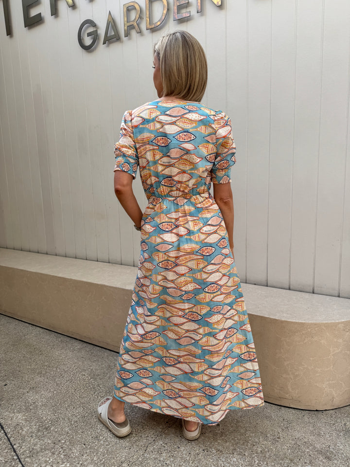 Fish Print Dress