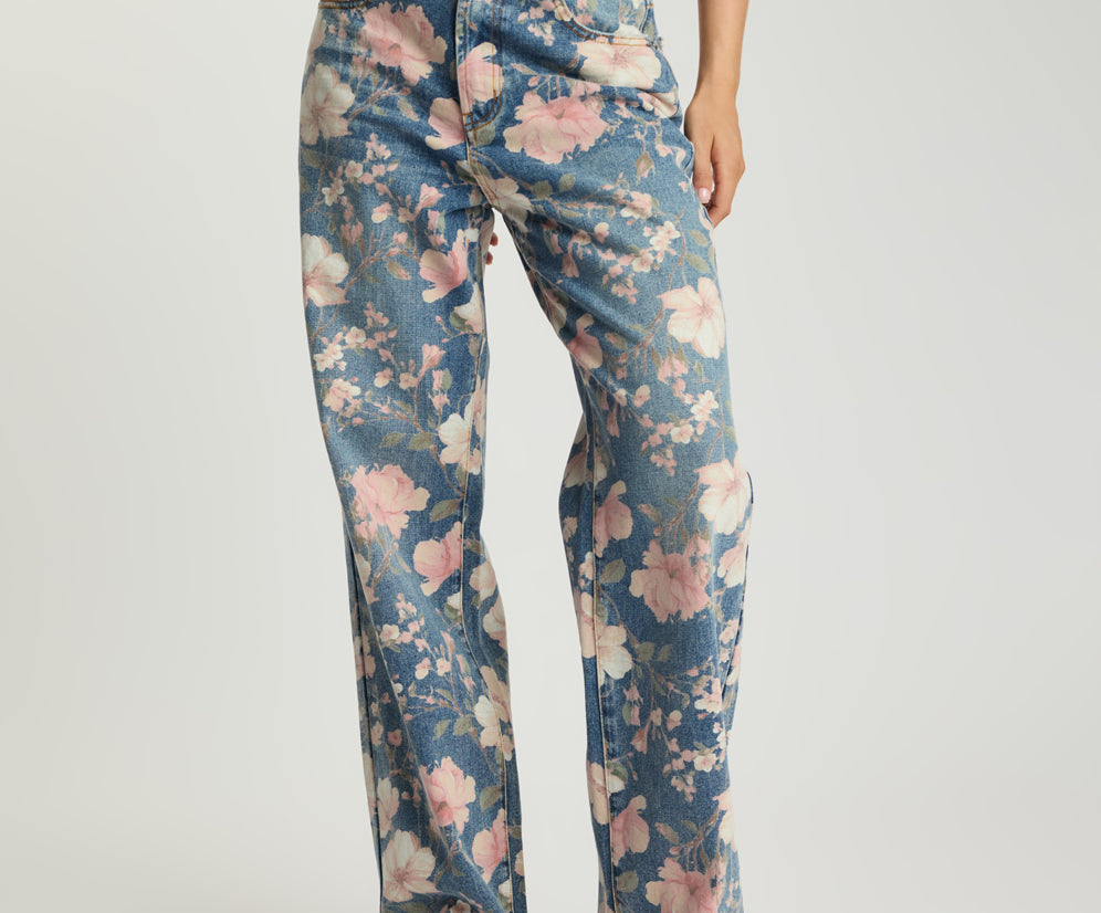 floral bloom jeans by one teaspoon