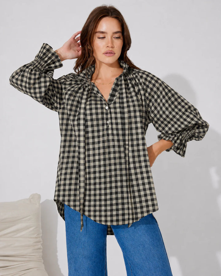 PRE ORDER* Gianna Gingham Shirt