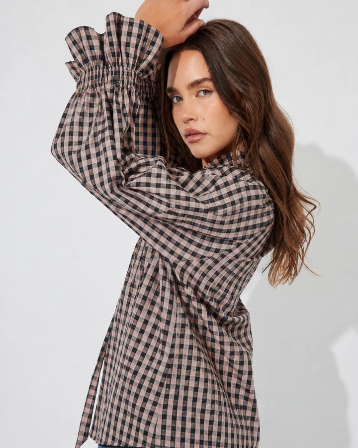 PRE ORDER* Gianna Gingham Shirt
