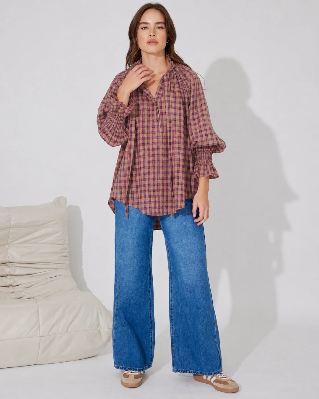 PRE ORDER* Gianna Gingham Shirt