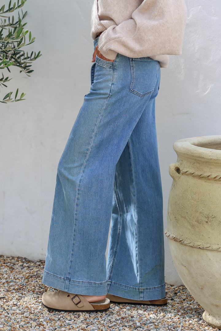 Grange Denim Jeans / Light Mid Denim