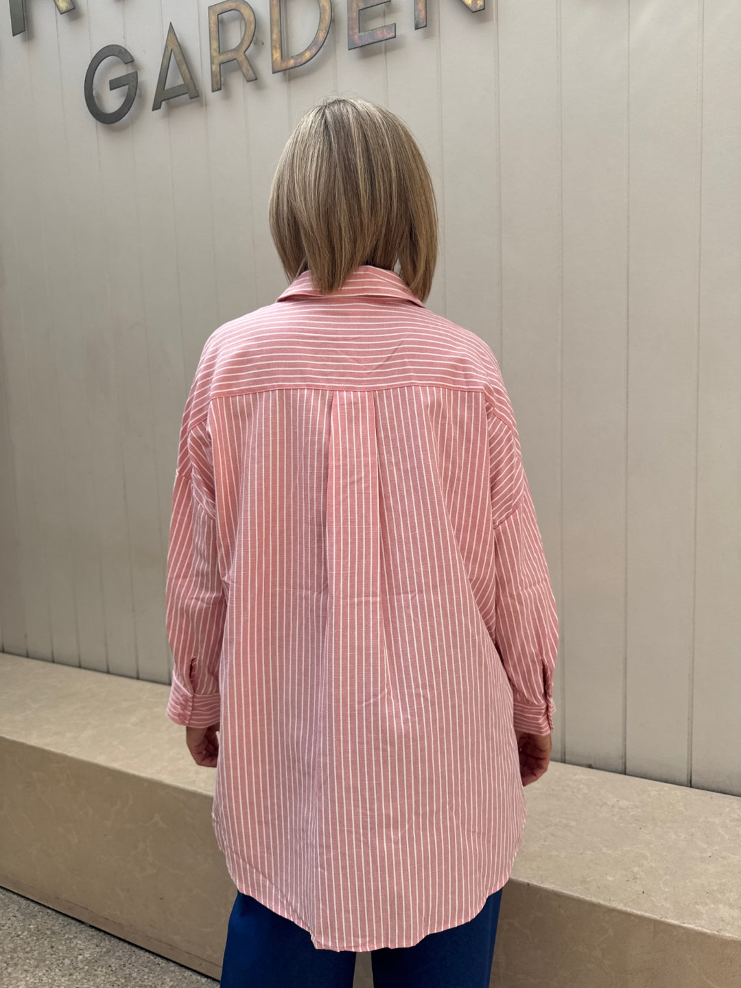 Hawker Stripe Shirt Pink
