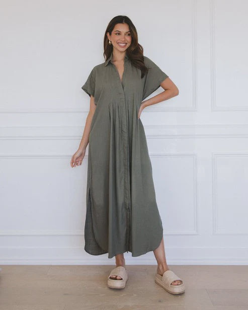 label of love khaki dress