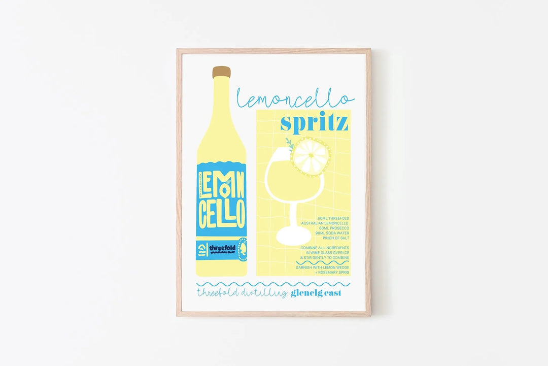 Lemoncello Spritz Print Graphics by L